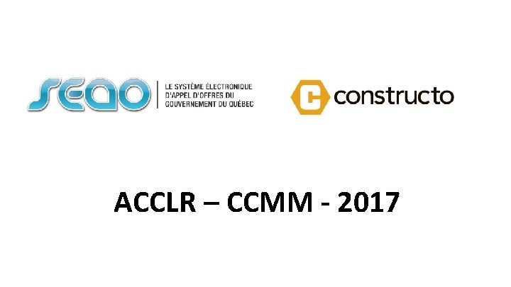 ACCLR – CCMM - 2017 