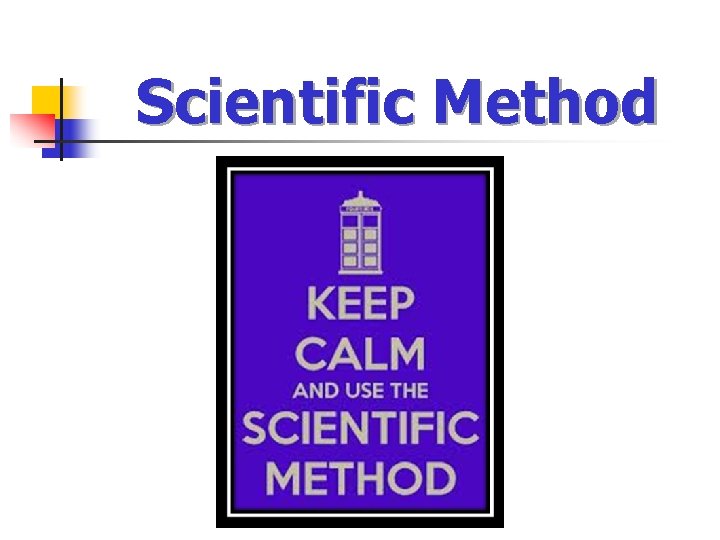 Scientific Method 