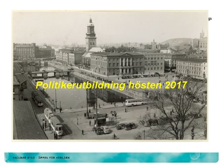 Politikerutbildning hösten 2017 