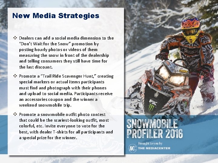 New Media Strategies v Dealers can add a social media dimension to the “Don’t