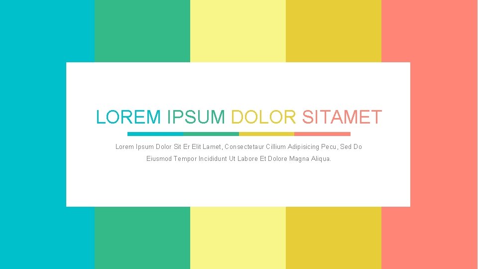 LOREM IPSUM DOLOR SITAMET Lorem Ipsum Dolor Sit Er Elit Lamet, Consectetaur Cillium Adipisicing