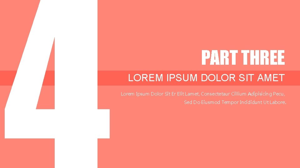 PART THREE LOREM IPSUM DOLOR SIT AMET Lorem Ipsum Dolor Sit Er Elit Lamet,