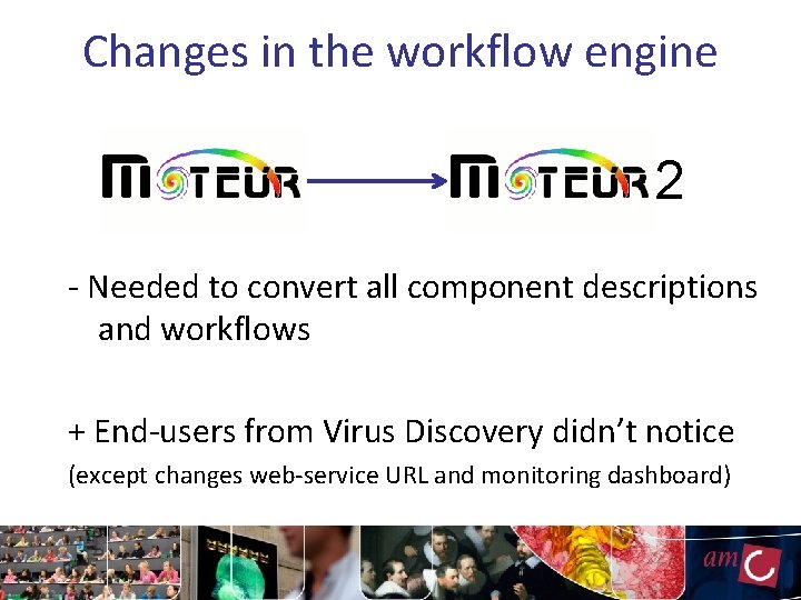 Changes in the workflow engine 2 - Needed to convert all component descriptions and