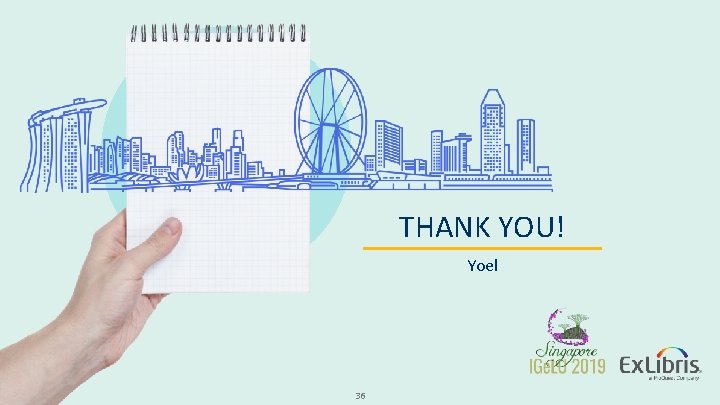 THANK YOU! Yoel © 2019 Ex Libris | Confidential & Proprietary 36 