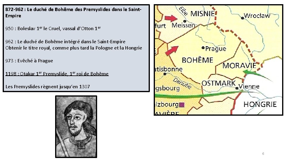 872 -962 : Le duché de Bohême des Premyslides dans le Saint. Empire 950