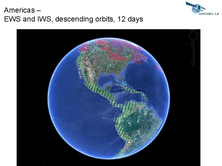 Americas – EWS and IWS, descending orbits, 12 days A 