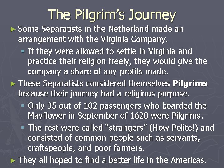 New England Colonies Chapter 3 Lesson 3 Religious