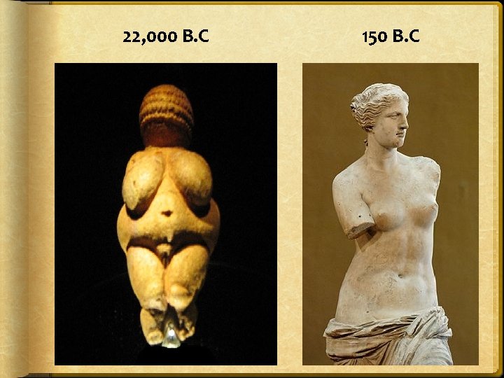 22, 000 B. C 150 B. C 