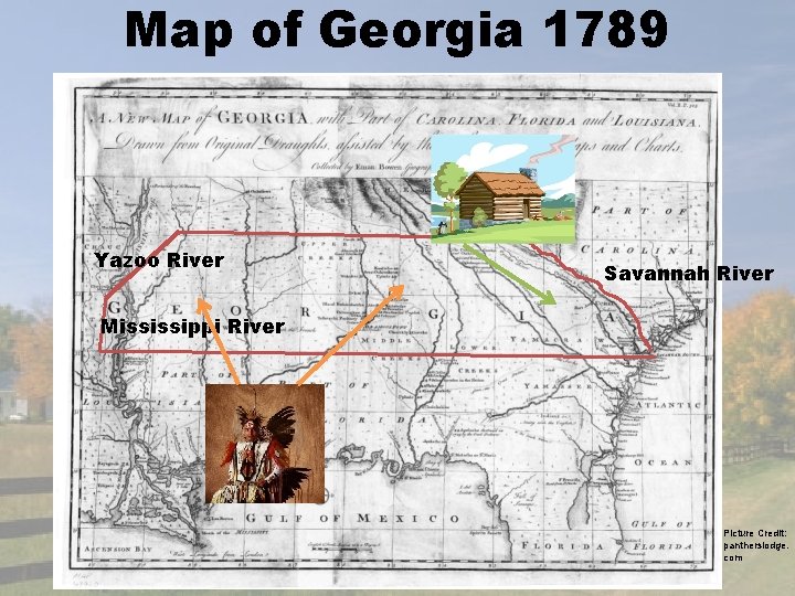 Map of Georgia 1789 Yazoo River Savannah River Mississippi River Picture Credit: pantherslodge. com Map of Georgia 1789 Yazoo River Savannah River Mississippi River Picture Credit: pantherslodge. com