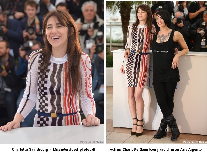 Charlotte Gainsbourg - 'Misunderstood' photocall Actress Charlotte Gainsbourg and director Asia Argento 