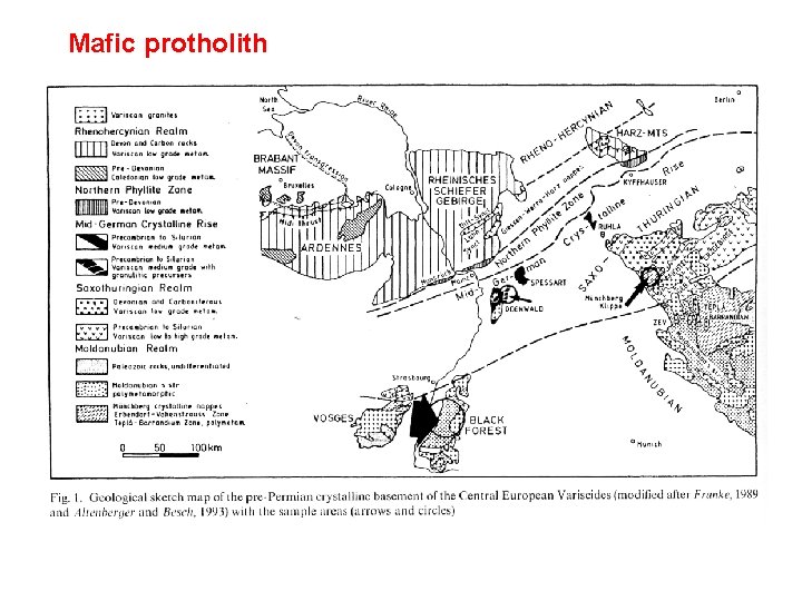 Mafic protholith 