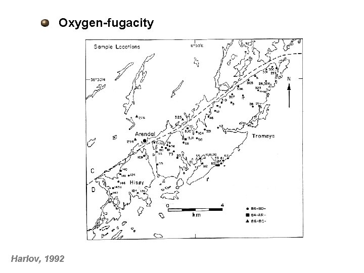 Oxygen-fugacity Harlov, 1992 