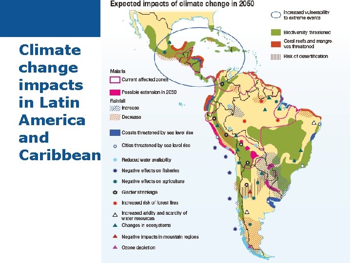 Climate change impacts in Latin America and Caribbean 9 
