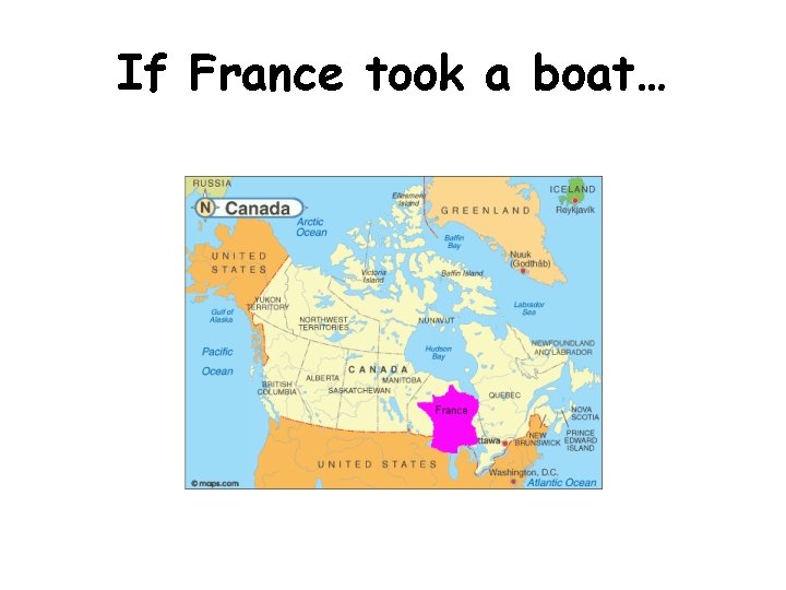 If France took a boat… 