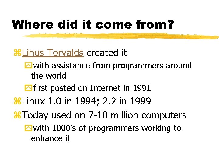 An Introduction to Linux Last updated 12 February