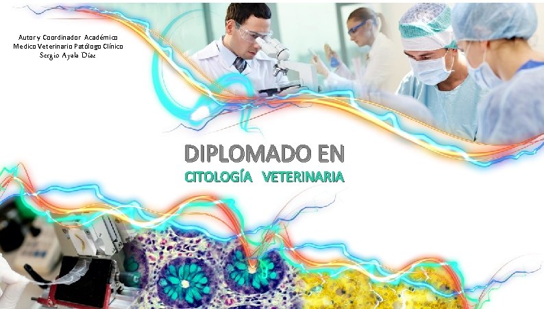 Autor y Coordinador Académico Medico Veterinario Patólogo Clínico Sergio Ayala Díaz DIPLOMADO EN CITOLOGÍA