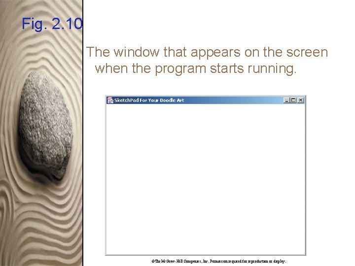 Fig. 2. 10 The window that appears on the screen when the program starts