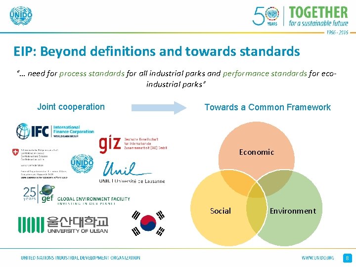 EIP: Beyond definitions and towards standards “… need for process standards for all industrial