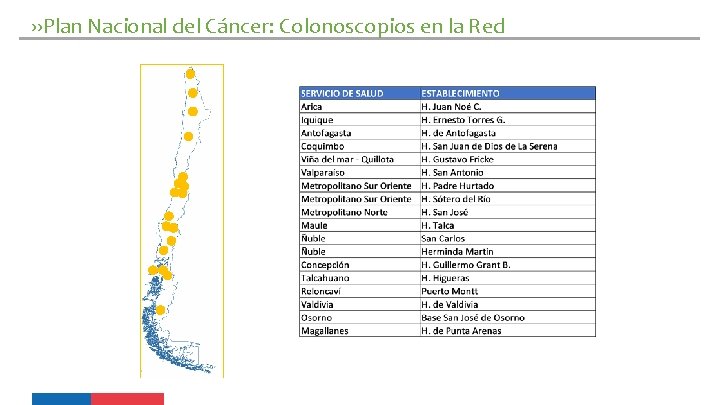 ››Plan Nacional del Cáncer: Colonoscopios en la Red 