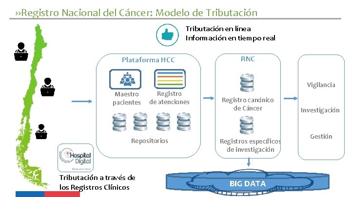 ››Registro Nacional del Cáncer: Modelo de Tributación en línea Información en tiempo real Plataforma