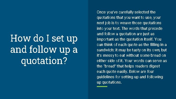 How do I set up and follow up a quotation? Once you’ve carefully selected