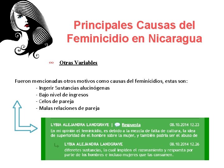 Principales Causas del Feminicidio en Nicaragua ∞ Otras Variables Fueron mencionadas otros motivos como