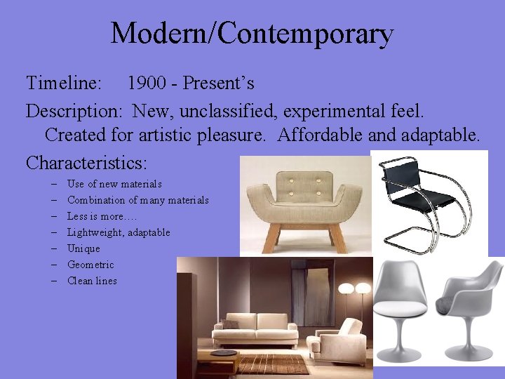 Modern/Contemporary Timeline: 1900 - Present’s Description: New, unclassified, experimental feel. Created for artistic pleasure.
