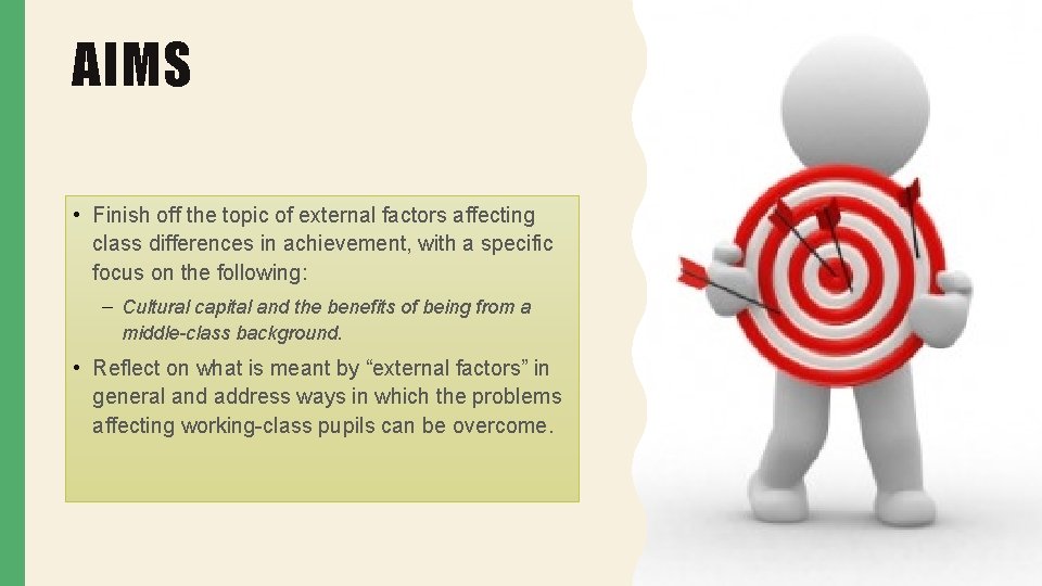 TOPIC 1 CLASS DIFFERENCES IN ACHIEVEMENT 1 EXTERNAL