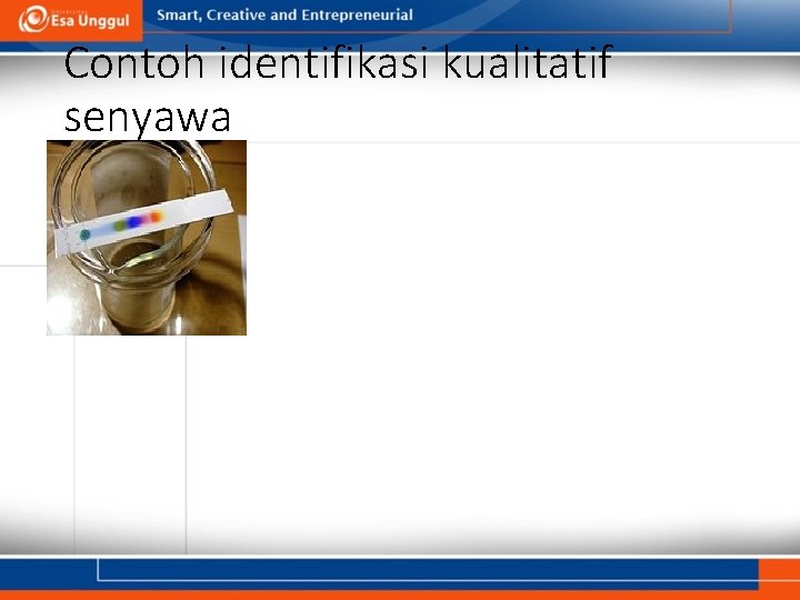 Contoh identifikasi kualitatif senyawa 