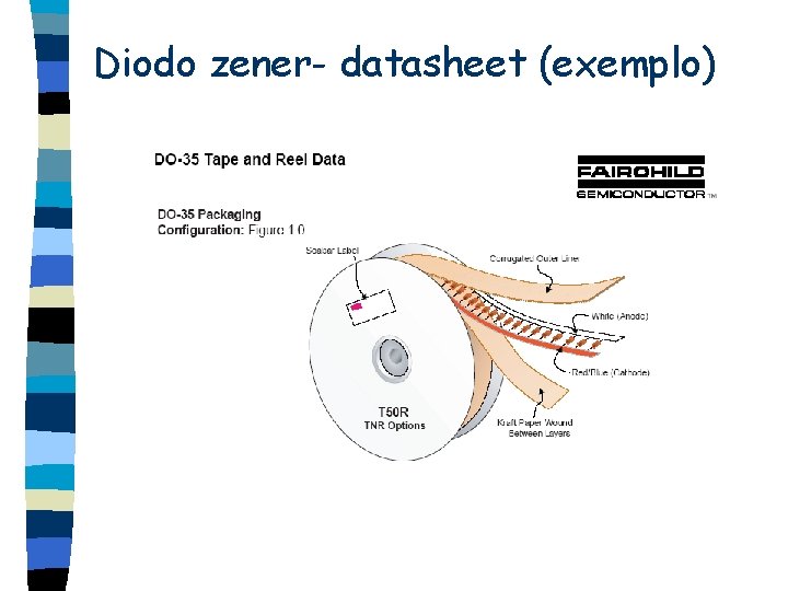 Diodo zener- datasheet (exemplo) 