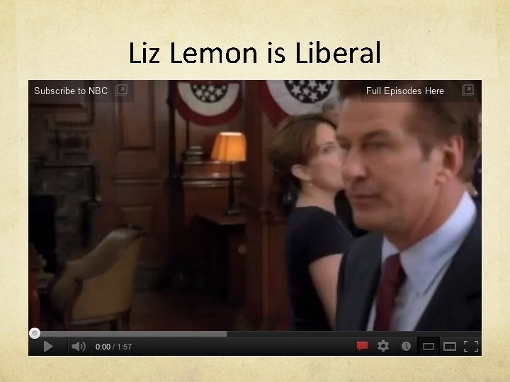 Liz Lemon is Liberal 