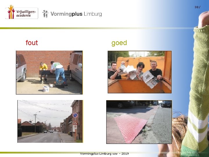38 / fout goed Vormingplus Limburg vzw - 2019 