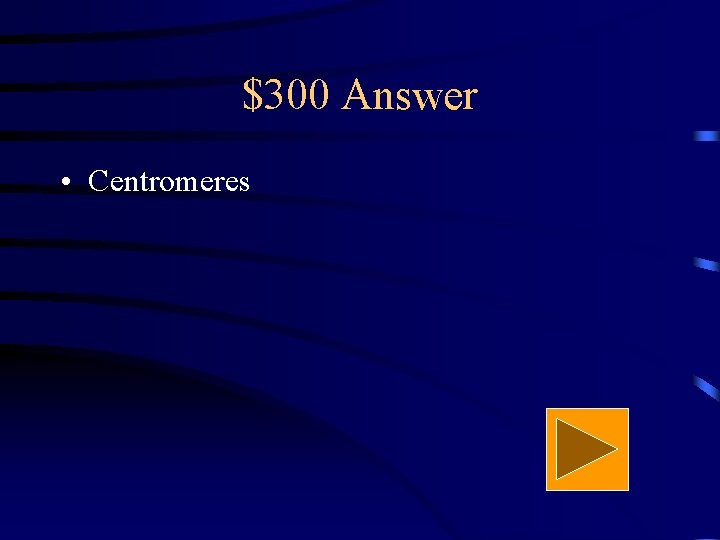 $300 Answer • Centromeres 