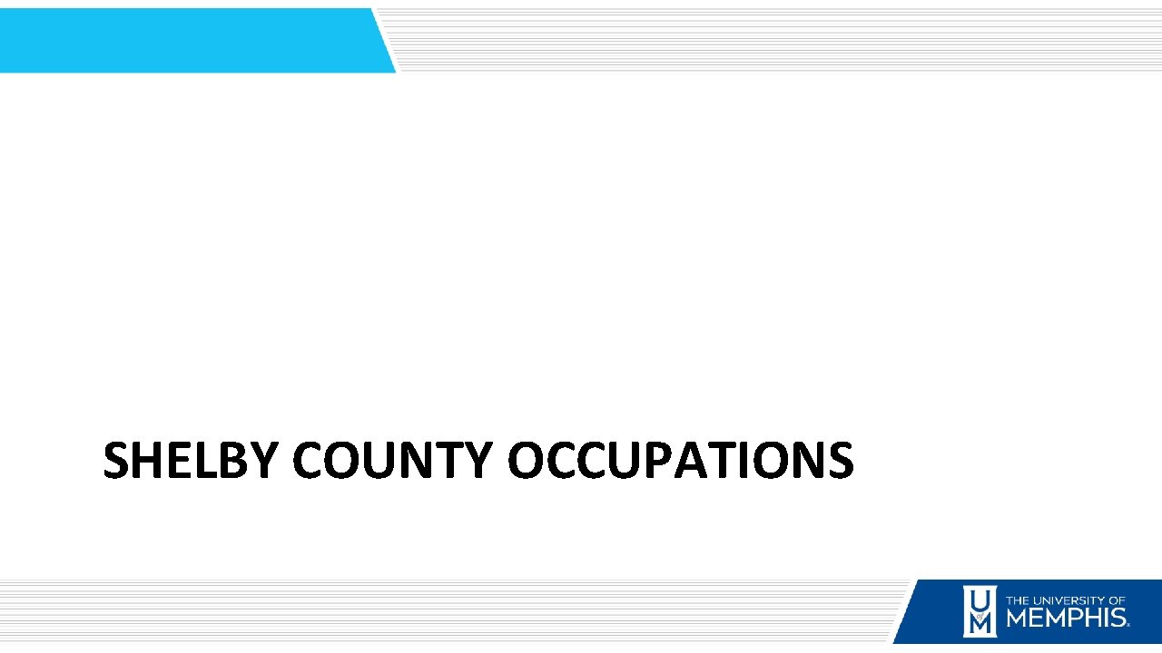SHELBY COUNTY OCCUPATIONS 