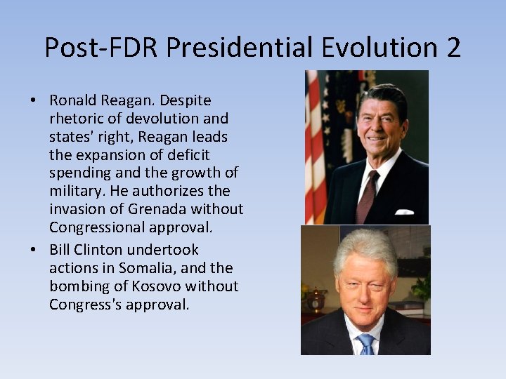 The Evolution of the US Presidency By Mike