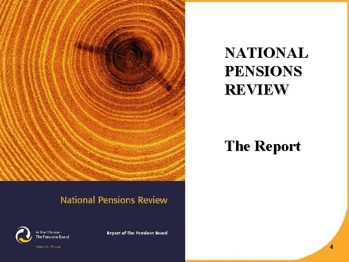 NATIONAL PENSIONS REVIEW The Report 4 