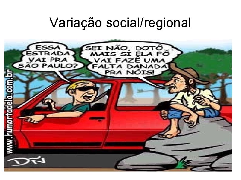 Variação social/regional 