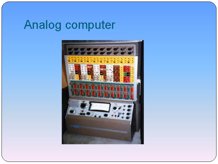 Analog computer 