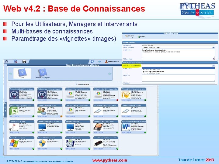 Web v 4. 2 : Base de Connaissances Pour les Utilisateurs, Managers et Intervenants