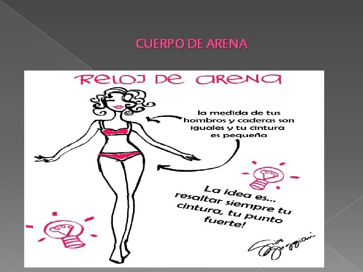 CUERPO DE ARENA 