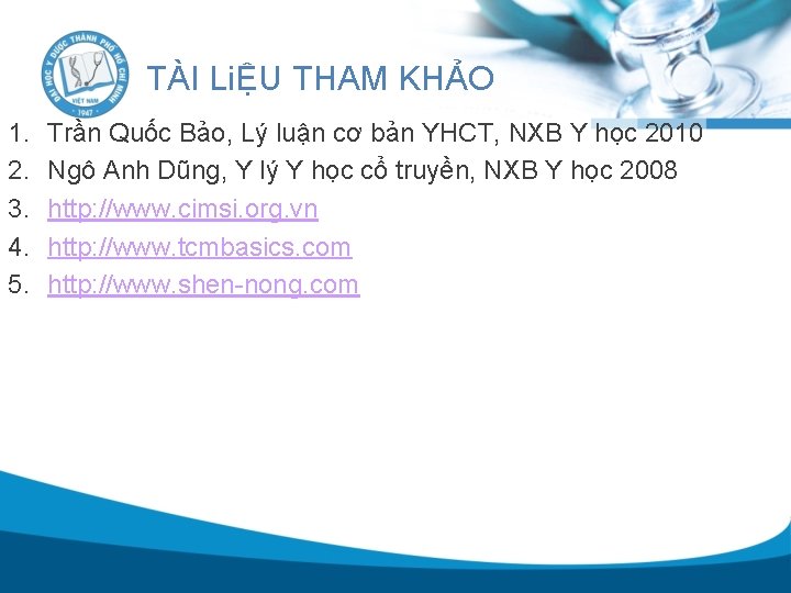 TÀI LiỆU THAM KHẢO 1. 2. 3. 4. 5. Trần Quốc Bảo, Lý luận