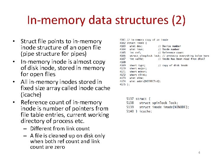 Lecture 32 File system implementation in xv 6