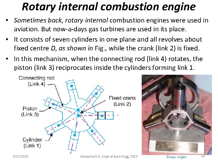 Rotary internal combustion engine • Sometimes back, rotary internal combustion engines were used in