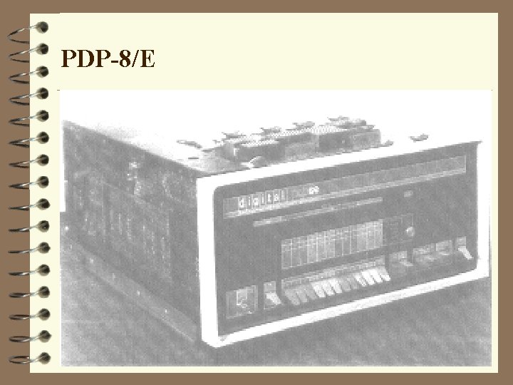 PDP-8/E 
