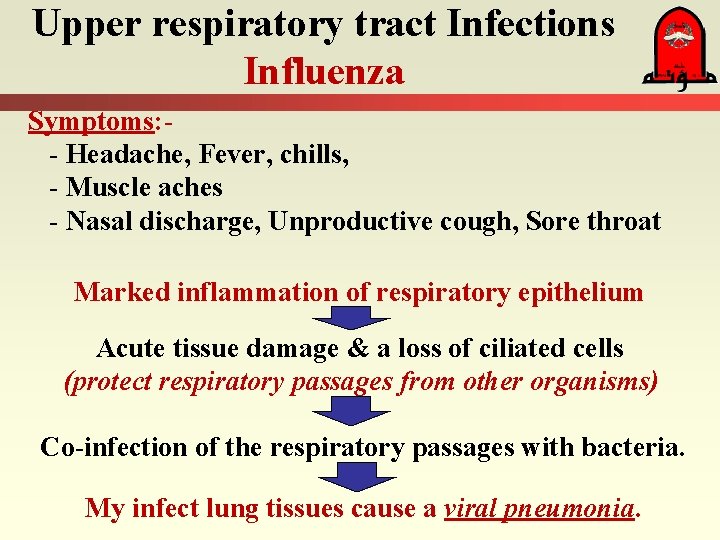 Pathophysiology L 9 Disorders of the respiratory system