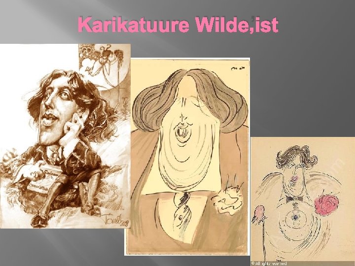 Karikatuure Wilde’ist 