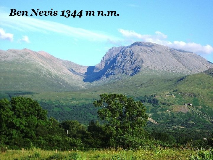Ben Nevis 1344 m n. m. 