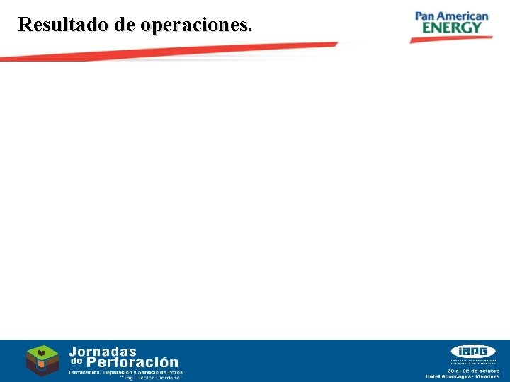 Resultado de operaciones. 34 