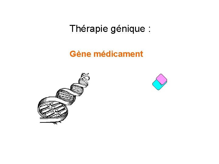 Thérapie génique : Gène médicament 