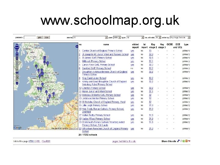 www. schoolmap. org. uk 